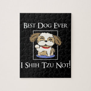 Funny Shih Tzu Jigsaw Puzzle