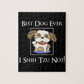Funny Shih Tzu Jigsaw Puzzle