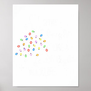 Funny Shine Bright Like A Call Light Christmas Pca Poster