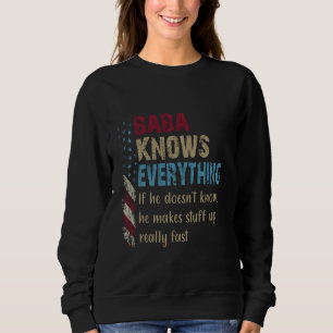 Funny Shirt Baba Know Everything - Grandpa Gift