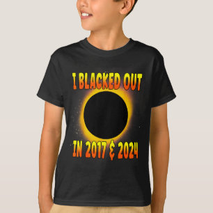Funny Shirt Blacked Out 2017 Total Solar