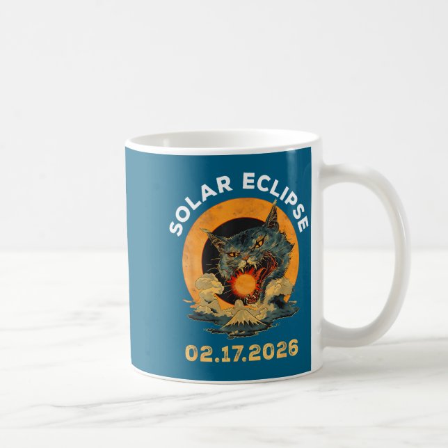 Funny Shirt Solar Eclipse 02 17 26 Coffee Mug (Right)