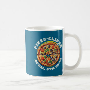 Funny Shirt Solar Eclipse Pizza Clipse Eclipse Coffee Mug