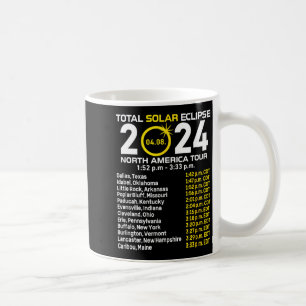 Funny Shirt Total Solar Eclipse North America Coffee Mug