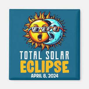 Funny Shirt Total Solar Eclipse Usa Sun Magnet