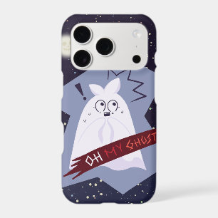 Funny Shocked Ghost Cartoon iPhone 17 Pro Case
