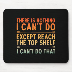 Funny Short People Art For Men Women Short Girl Sh Mouse Pad