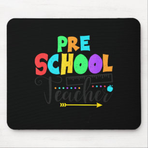 Funny Short School Teacher Quote Saying Pre School Mouse Pad