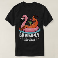 Funny Shrimp Beach Vacation Seafood Summer Pool