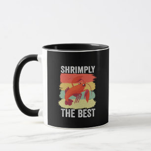 Funny Shrimp Shellfish Keep it Shrimple Fishing Mug