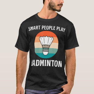 Funny Shuttlecock Badminton Player T-Shirt