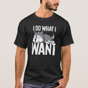 Funny Siberian-Husky I-Do What I-Want Essential T-Shirt