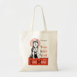 Funny Siberian Husky Owner Gift Tote Bag