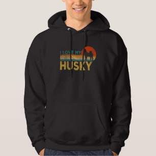 Funny Siberian Husky Owner Husky Mom Husky Dad Ret Hoodie