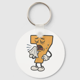 Funny Sick Seven 67 For Trending Popular Word Play Keychain