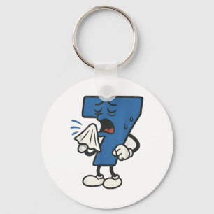Funny Sick Seven 67 Halloween Costume For Trending Keychain