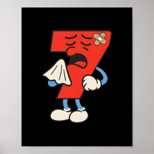 Funny Sick Seven 67 Halloween Costume For Trending Poster