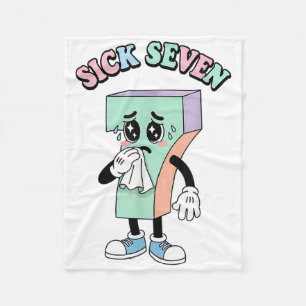 Funny Sick Seven 67 Kawaii Six Seven Cute For Kids Fleece Blanket