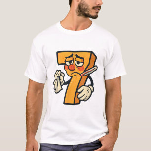 Funny Sick Seven Costume 7_1 T-Shirt