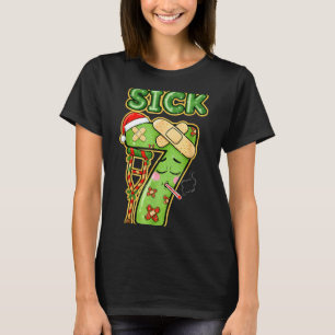 Funny Sick Seven Meme 67 Six Seven Santa Hat Chris T-Shirt