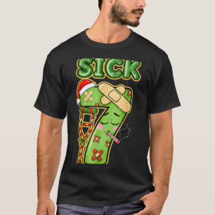 Funny Sick Seven Meme 67 Six Seven Santa Hat Chris T-Shirt