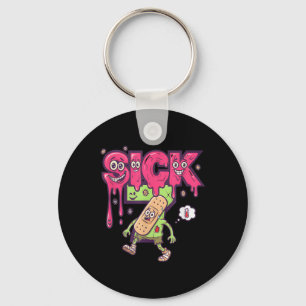 Funny Sick Seven Meme Tee Six Seven Fun Wordplay D Keychain