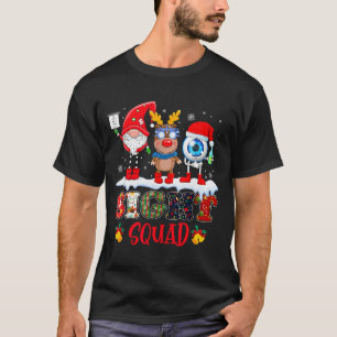 Funny Sight Squad Gnome Reindeer Santa Christmas O T-Shirt