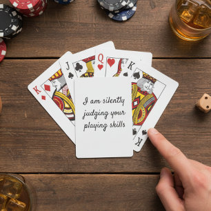 Funny Silently Judging your Playing Skills Cards