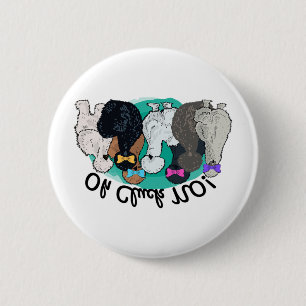 Funny Silkie Chicken Oh Cluck No 2 Inch Round Button