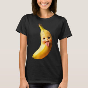 Funny Silly Ai Banana Gen Z Meme Brainrot Humor To T-Shirt
