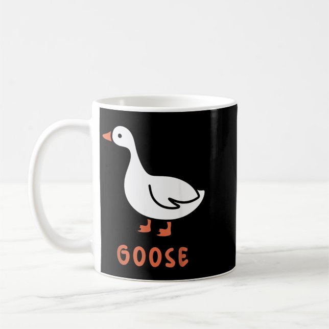Funny Silly Goose Coffee Mug (Left)