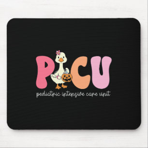 Funny Silly Goose Halloween Picu Nurse Fall Thanks Mouse Pad