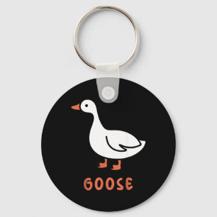 Funny Silly Goose Keychain