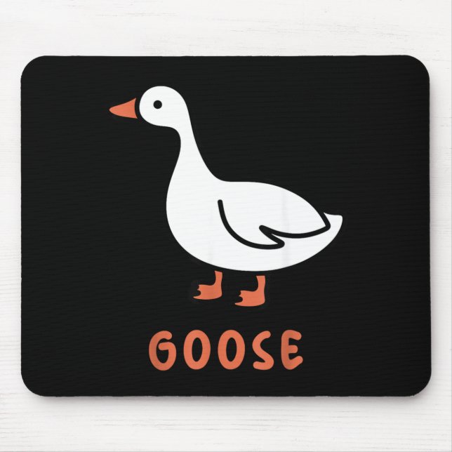 Funny Silly Goose Mouse Pad (Front)