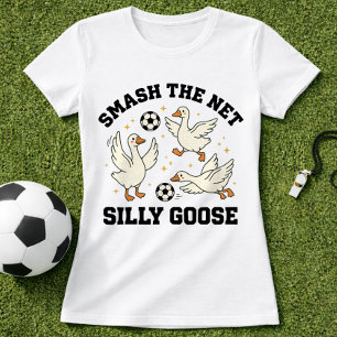 Funny Silly Goose Soccer Pun T-Shirt