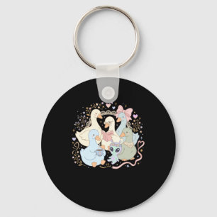 Funny Silly Goose Teacher Club Teacher Keychain