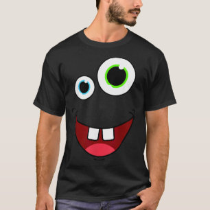 Funny Silly Monster Face Group Costume Birthday T-Shirt