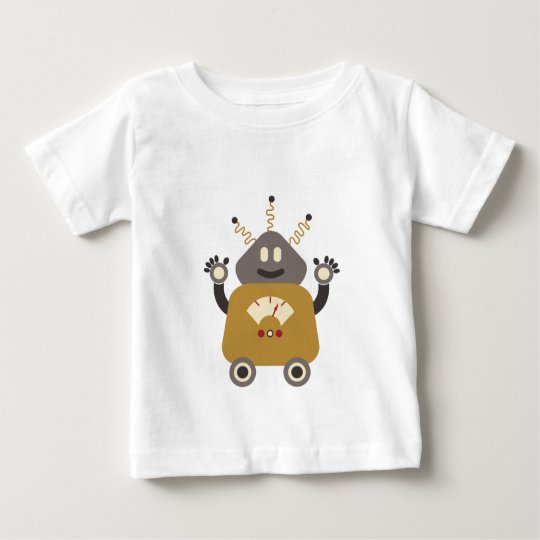 Funny Silly Retro Robot T-Shirt