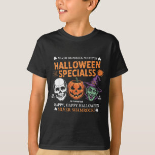 Funny Silver Shamrock Novelties Halloween Specials T-Shirt
