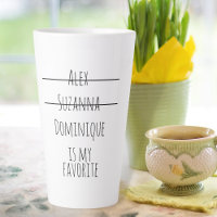 Funny Simple Favourite Child Names Mother's Day Mo