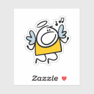 Funny singing angel
