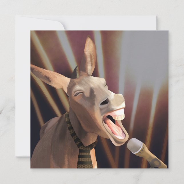 Funny Singing Donkey Farm Animal (Front)