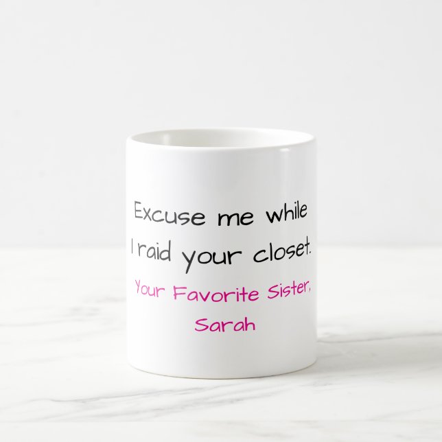 Funny Sister Mug (Center)