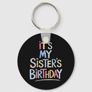 Funny Sisters Birthday Sketch Pencil Artist For Keychain