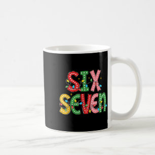 Funny Six Seven 67 Christmas Teacher Meme For Men  Coffee Mug