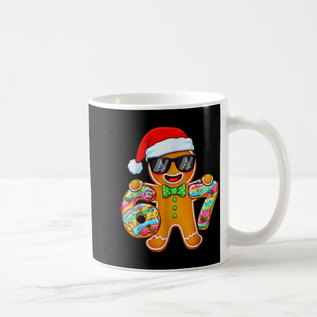 Funny Six Seven 67 Gingerbread Christmas Boys Xmas Coffee Mug (Right)