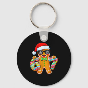 Funny Six Seven 67 Gingerbread Christmas Boys Xmas Keychain