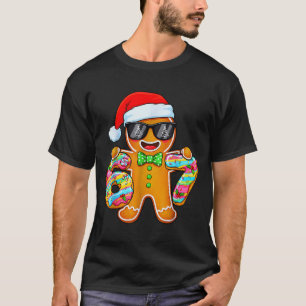 Funny Six Seven 67 Gingerbread Christmas Boys Xmas T-Shirt