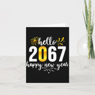 Funny Six Seven 67 Meme Happy New Year  Card