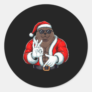 Funny Six Seven 67 Meme Seal Christmas Men Boys Te